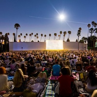 The Fairbanks Lawn at Hollywood Forever Cemetery, Los Angeles, CA