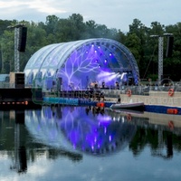 VDNH Green Theater. Scene on the Water, Moskau