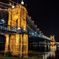 John A Roebling Suspension Bridge, Covington, KY